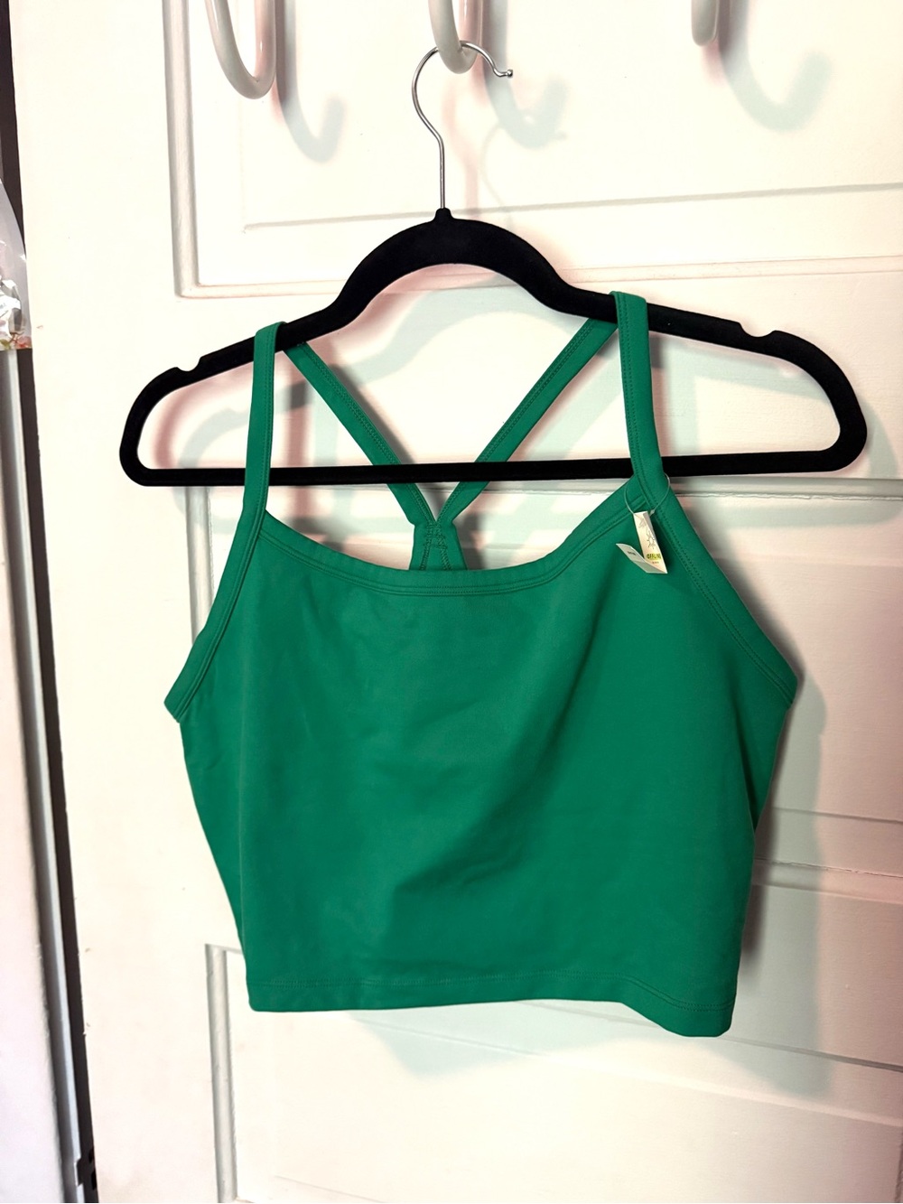 NWT OFFLINE by aerie The Hugger Longline Racerback Sports Bra, Green Pine,  XL